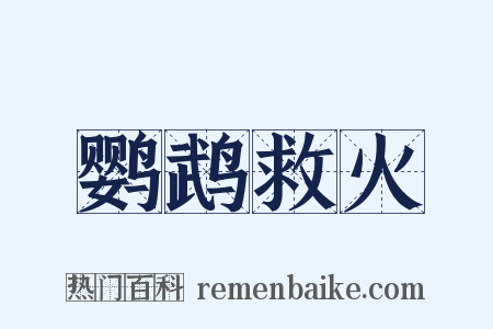 鹦鹉救火是什么意思的图片